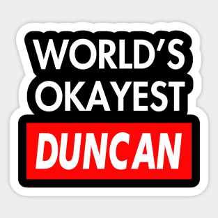 Duncan Sticker